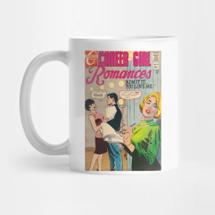 Vintage Romance Comic Book Cover - Career Girl Romances Mug